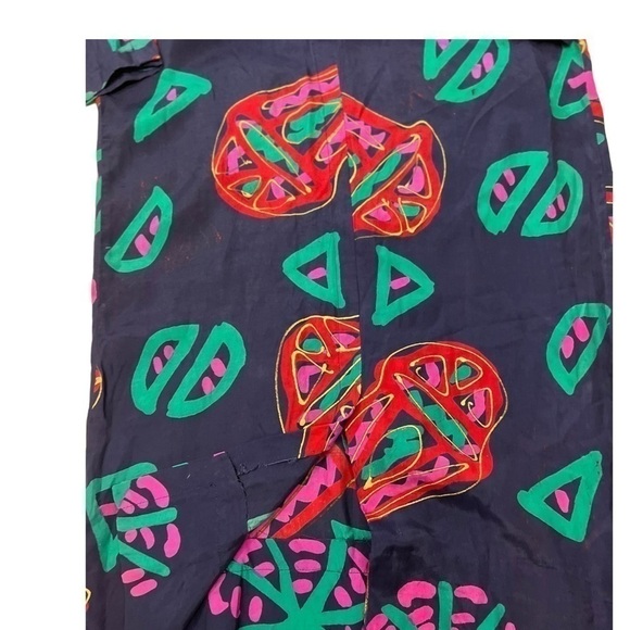 Vintage Adini Small Shift Dress Abstract Art to Wear. - Picture 6 of 12